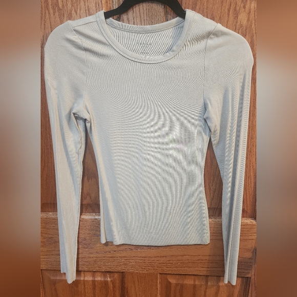 The Range NYC No Bra Club LS Crew - Saddle - Picture 2 of 3